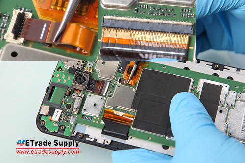 3.1connect the lcd flex cable and digitzer flex cable