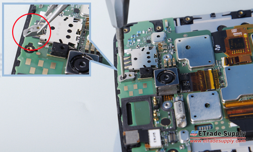 Nexus 6 undo main board screw