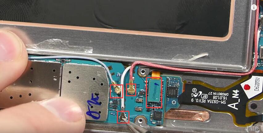 Reconnect the fingerprint scanner connector and all 3 antenna connectors-19.jpg