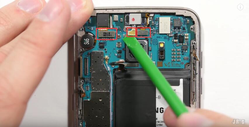 Disconnect the earphone connector, front facing camera connector and the proximity and light sensor connector-11.jpg