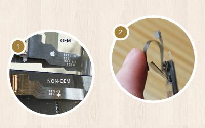 The Way to Distinguish OEM Flex Cable from Copy Ones on iPhone Replacement Screens