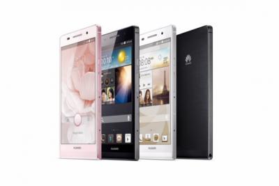 HUAWEI Ascend P6 Unveiled as the World’s Slimmest Smartphone