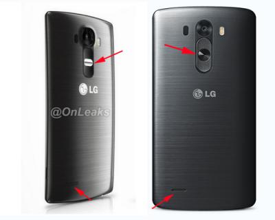 LG G4 Back Side Press Render Leaks