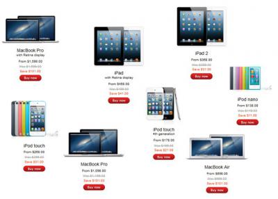 Black Friday Deals for Apple Product: $101 for Laptop, Up to $61 for iPad, iPhone Excluded