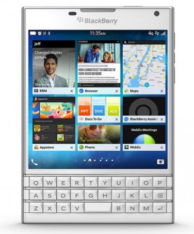 First Look: BlackBerry Passport in White