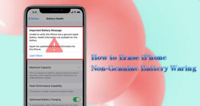 How to Erase the Non-Genuine Battery Warning on iPhone