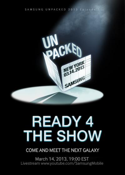 Samsung Sends Out Press Invites for March 14: Ready 4 The Show