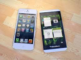 Blackberry 10 and iPhone 5