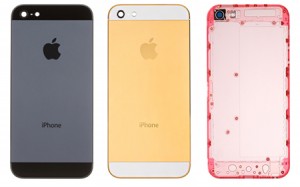 iPhone 5 transparent/golden rear housing