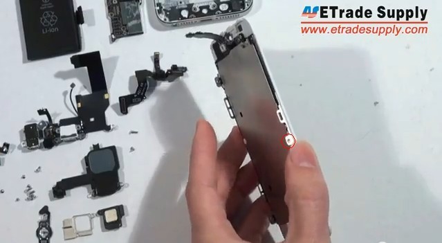 Remove 6 screws of LCD
