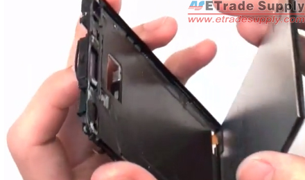 Separate the HTC One LCD Screen Assembly from the front housing