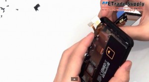 Remove the digitizer and lcd screen assembly