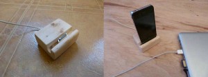 Try This Wooden iPhone Dock