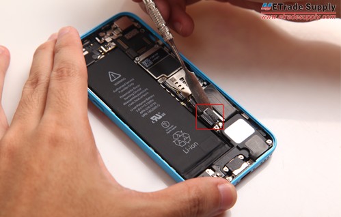 Disconnect the battery connector