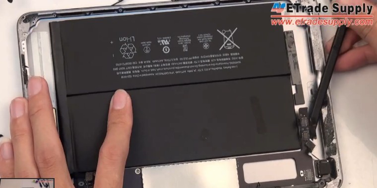 pry out the motherboard of iPad mini 2