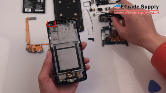 Nexus 5 screen replacement part with gasket