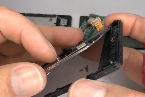 11Remove the LCD display