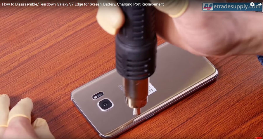 How to open the back of a galaxy s7 edge How To Replace The Galaxy S7 S7 Edge Battery Replacement