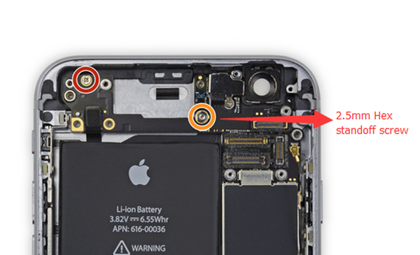 Iphone 6s Screw Size Chart