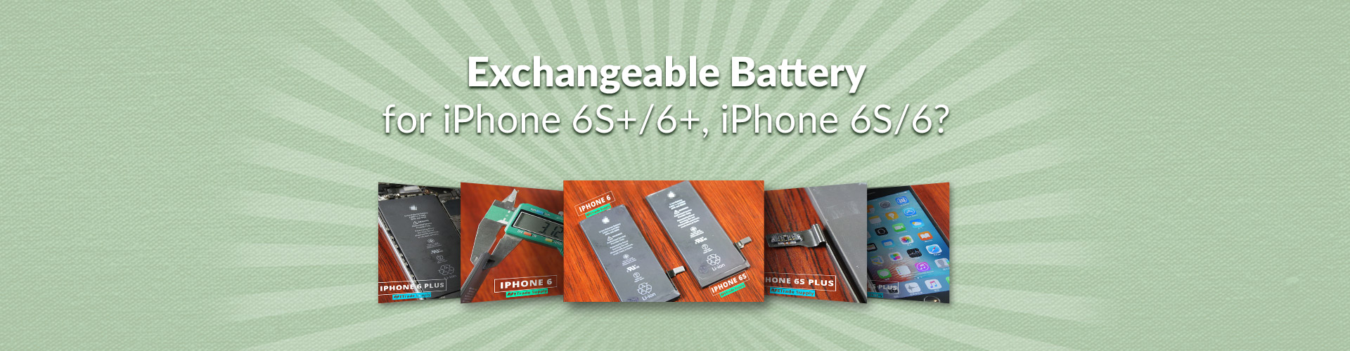 exchangeable battery for iPhone