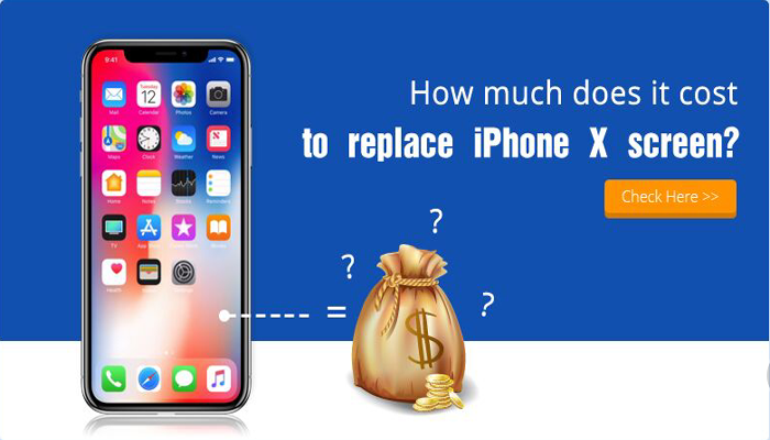 how much does it cost to replace iphone x max screen