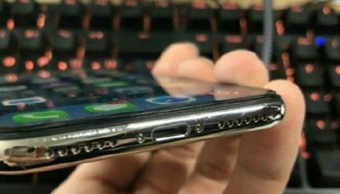 iPhone X charging port peel off