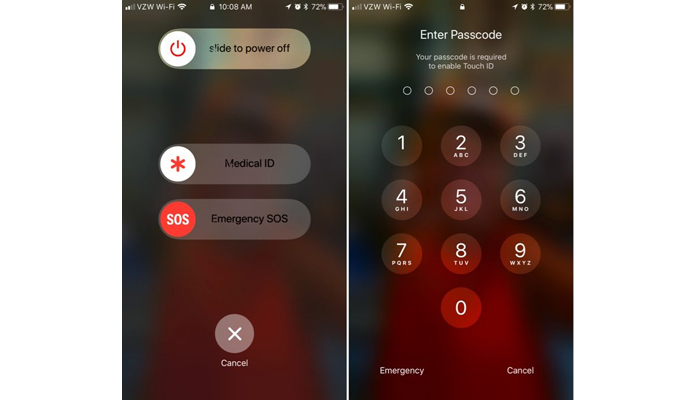 unlock iPhone X with passcode