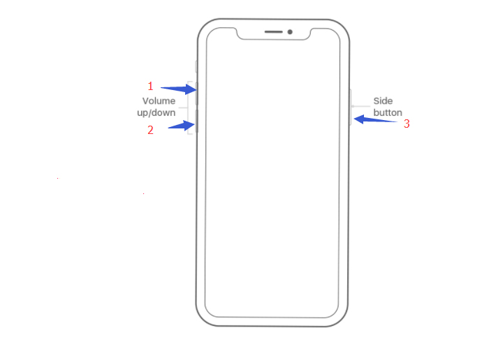 iphone x force shutdown