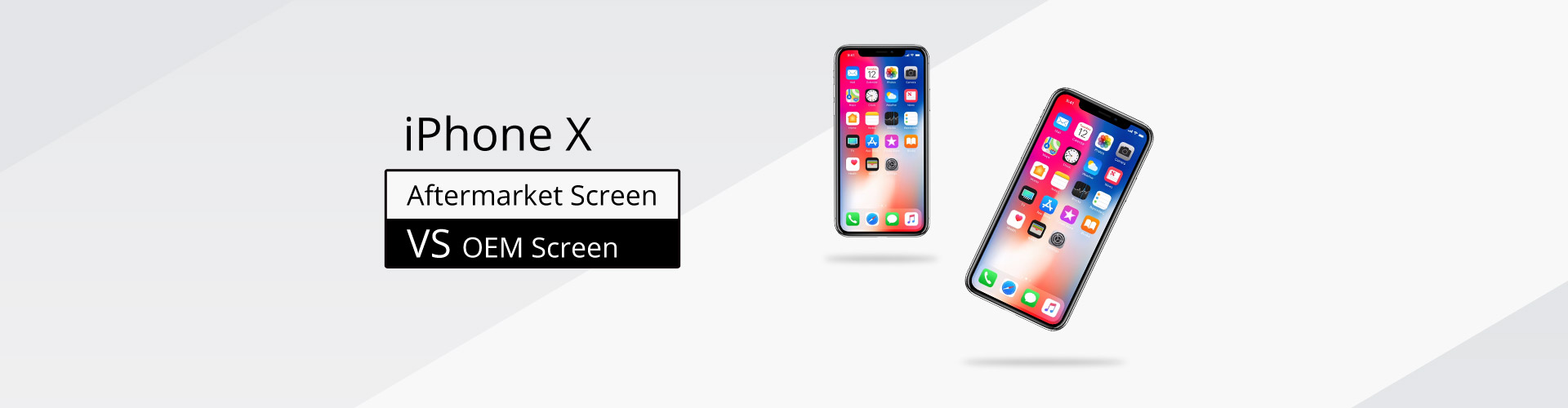 iPhone X OEM screen vs aftermarket screen 