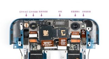 parts insdie dual-track periscope structure