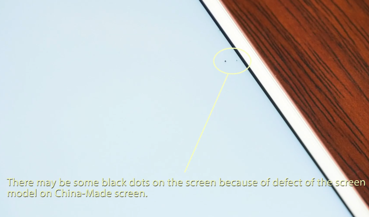 iphone 7 plus display black dot