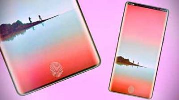 Sasmung Galaxy Note 9 with inscreen fingerprint