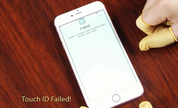 touch id failed