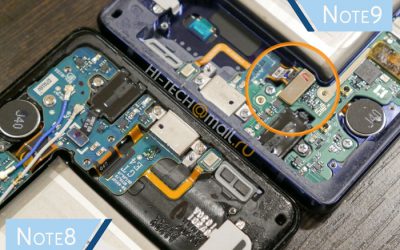1. Samsung Note 9 charging port