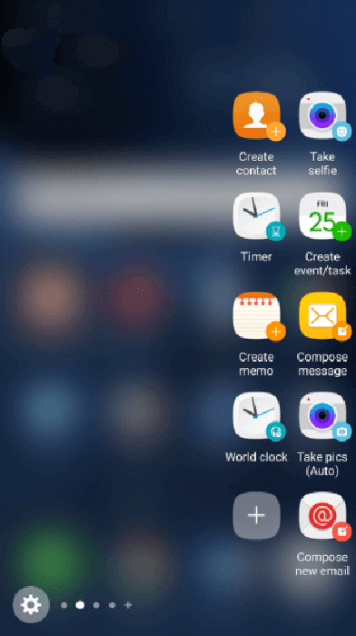 10. add Apps on Samsung Galaxy Note 9 Edge Panel