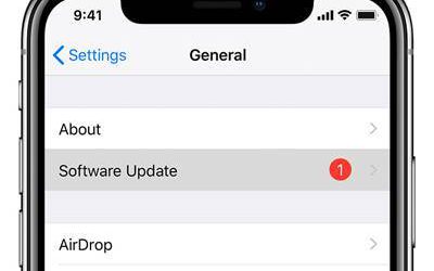 update iPhone iOS system