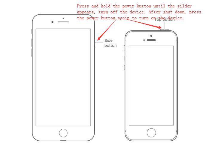 how to reboot iPhone 8, 8 Plus, 7, 7 Plus, 6, 6 Plus, 6s, 6s Plus, SE