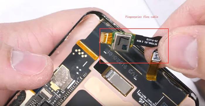 Samsung Galaxy S10 fingerprint cable