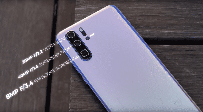 Huawei P30 Pro rear 4 cameras Leica