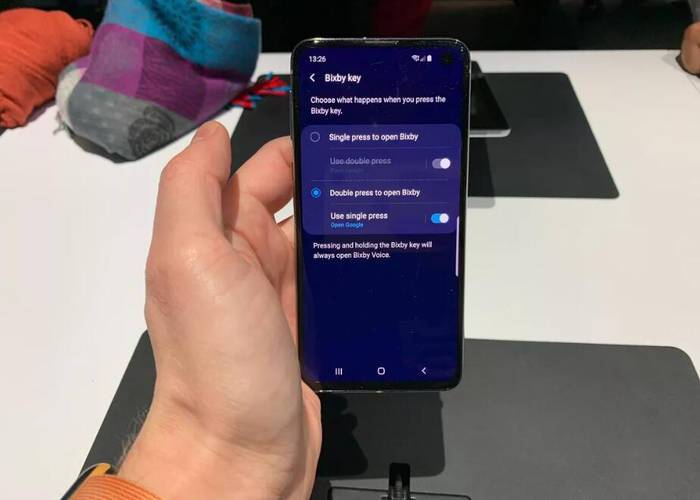 Samsung S10 Bixby remapping setting