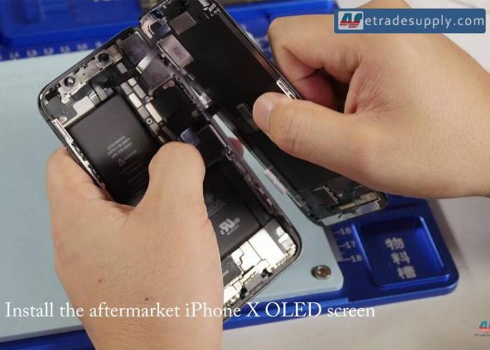 install iPhone X OLED screen