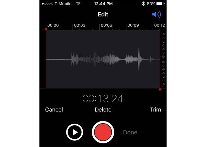 iPhone voice memos