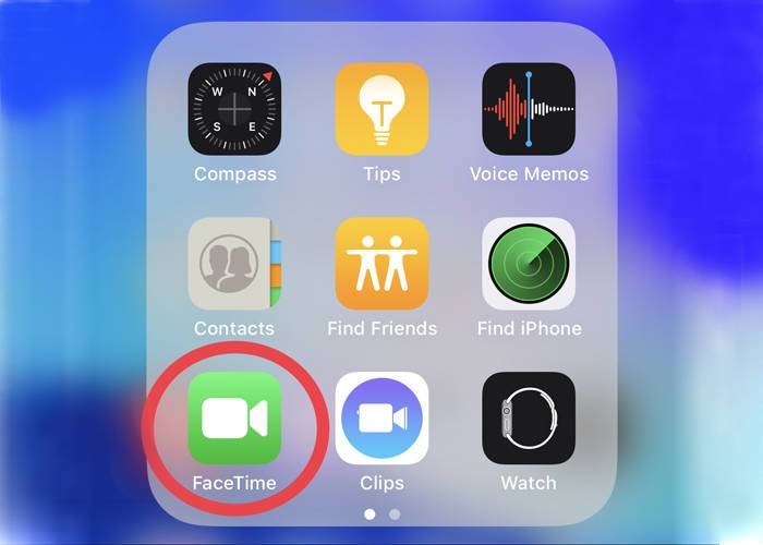 Utilisation de FaceTime pour tester l'iPhone Mic