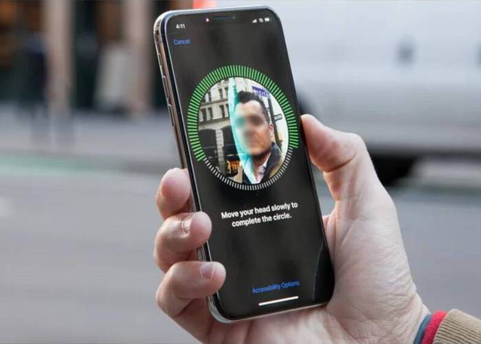 iPhone Face ID system