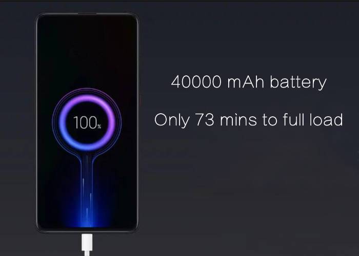 Redmi K20 40000 mAh fast charging battery