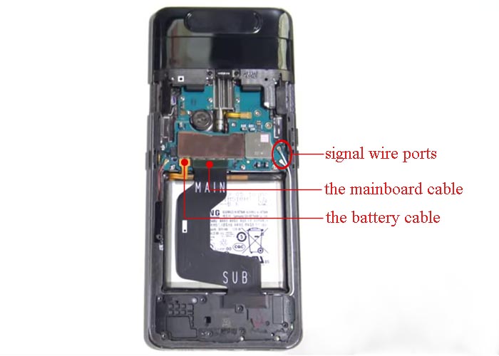 Samsung Galaxy A80 teardown