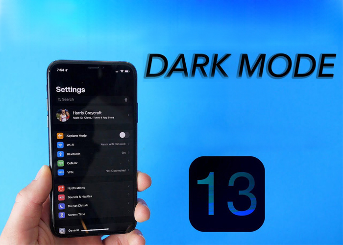iOS 13 dark mode