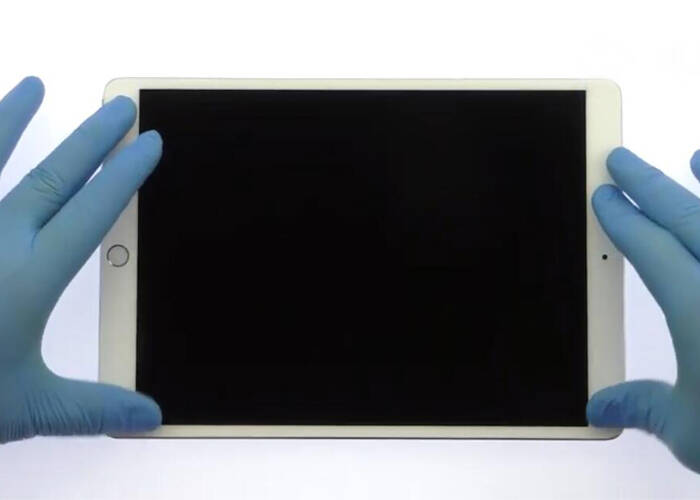 reassemble the iPad display screen back