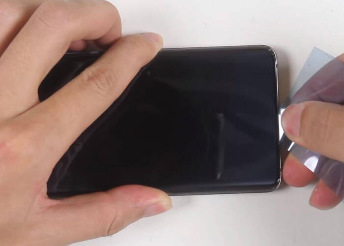 Separate the display screen from the frame