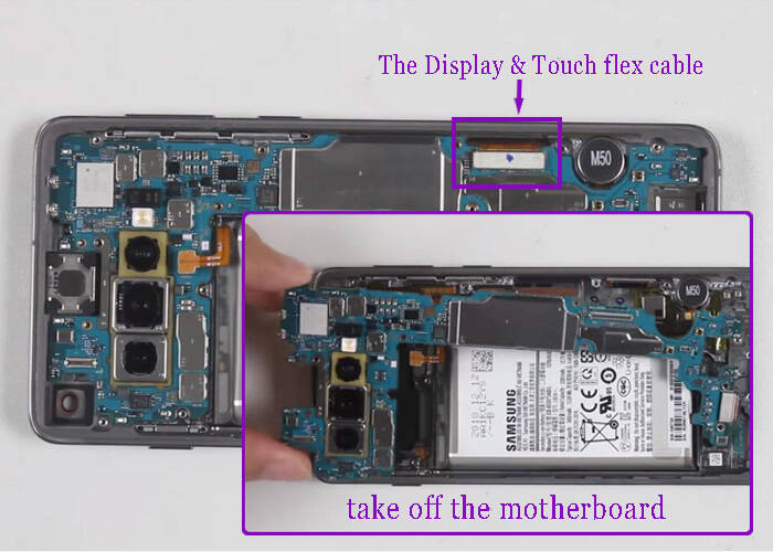 Take off the motherboard